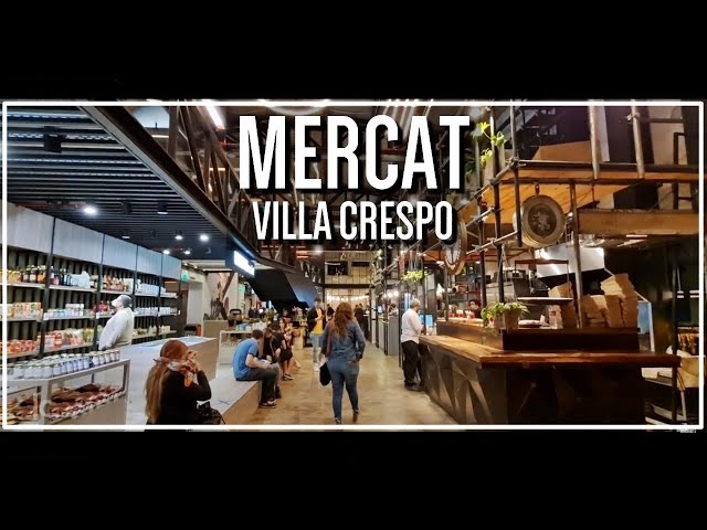 Interior del Mercat de Villa Crespo