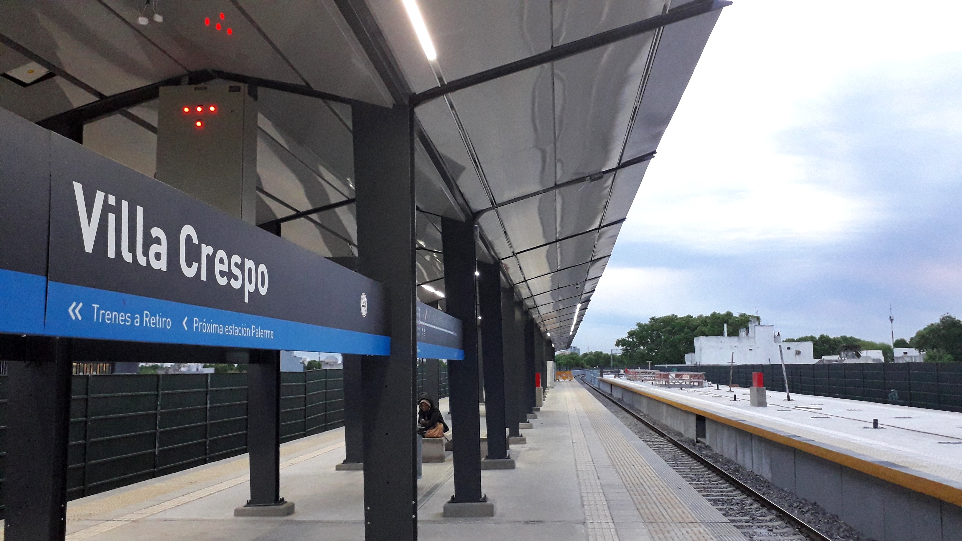 Estación elevada Villa Crespo del Tren San Martín